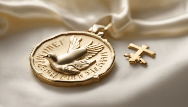 La médaille de baptême et sa signification religieuse