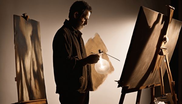Le peintre clair obscur : une révolution des ombres et lumières